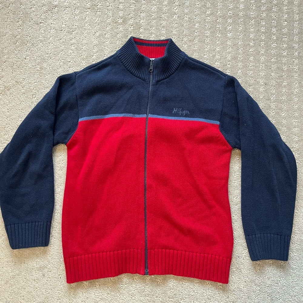 Tommy Hilfiger Zip Up Sweater